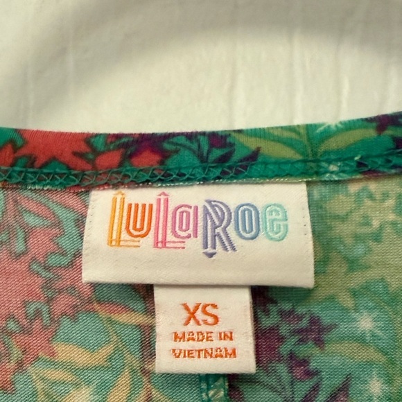 LuLaRoe Carly High Low Women's Floral Dress - Picture 3 of 4